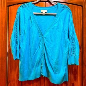 Crochet 3/4 Sleeve Cardigan